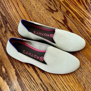 Rothy’s The Loafer in Ecru size 7 1/2